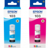 Epson EcoTank 103 Siyah ve Renkli Orijinal Mürekkep Seti