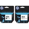 HP 304 ( N9K06AE / N9K05AE ) Siyah ve Renkli Orijinal Kartuş