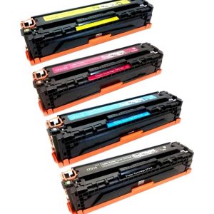 HP CB540A / 125A Renkli Muadil Toner Seti